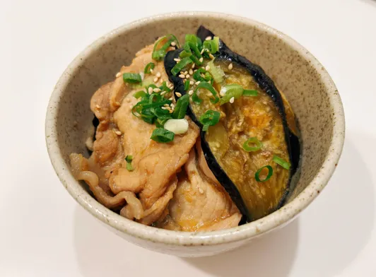 なすの生姜焼き